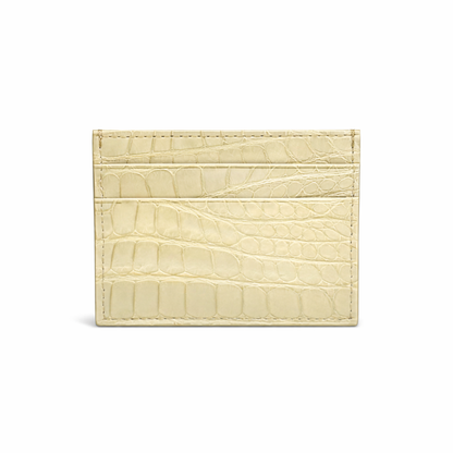 Porta carte piccolo in Alligatore
