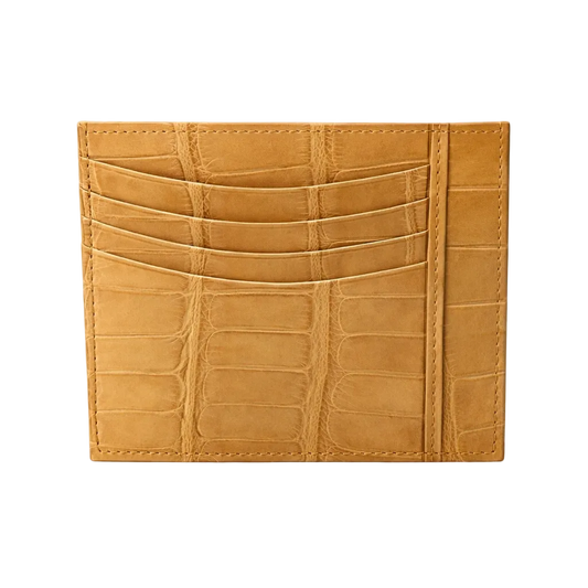 Porta carte Grande in Alligatore