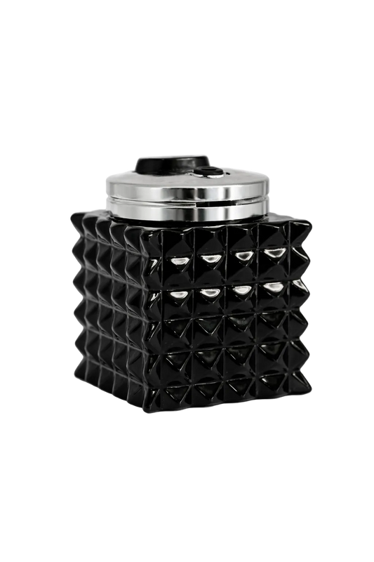 Accendino in Cristallo Nero