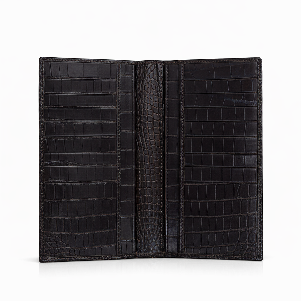 Portafoglio Lungo in Alligatore