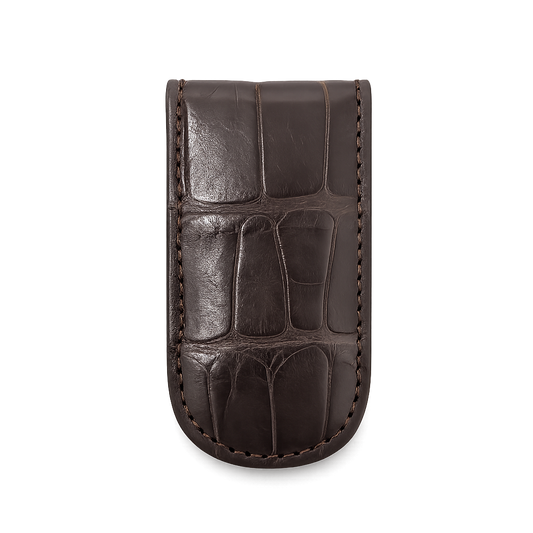 Money Clip in Alligatore