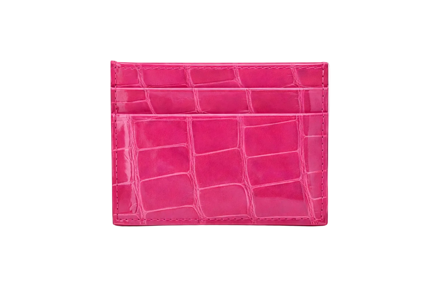 Porta carte Piccolo in Alligatore Lucido