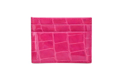 Porta carte Piccolo in Alligatore Lucido