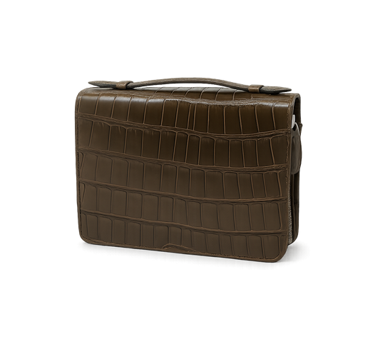 Borsello per sigari in Coccodrillo