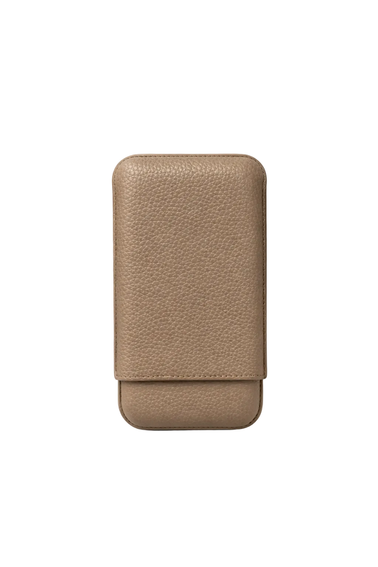 Portasigari Triplo in Pelle