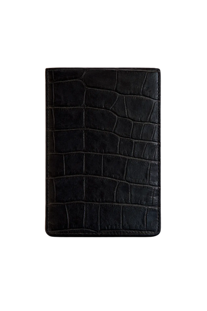 Porta Passaporto Effetto Coccodrillo