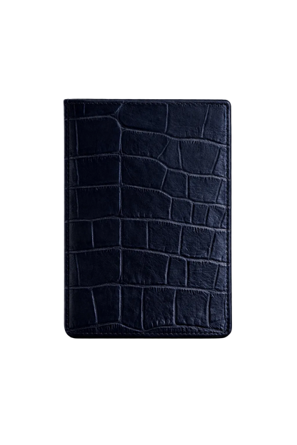 Porta Passaporto Effetto Coccodrillo