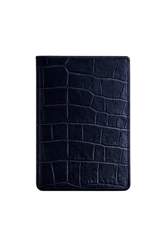 Porta Passaporto Effetto Coccodrillo