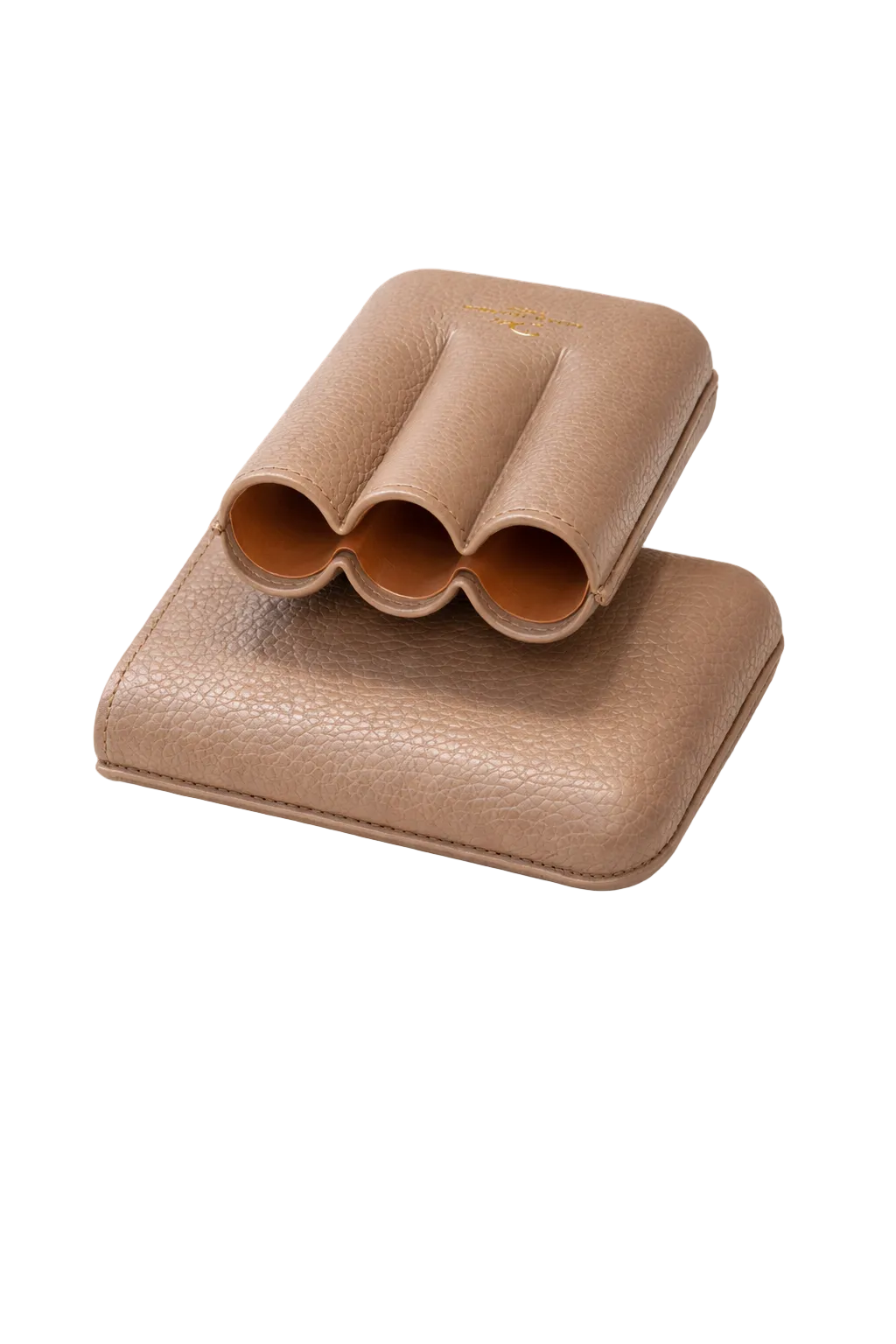 Portasigari Triplo in Pelle