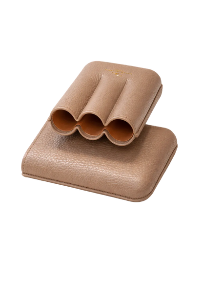 Portasigari Triplo in Pelle