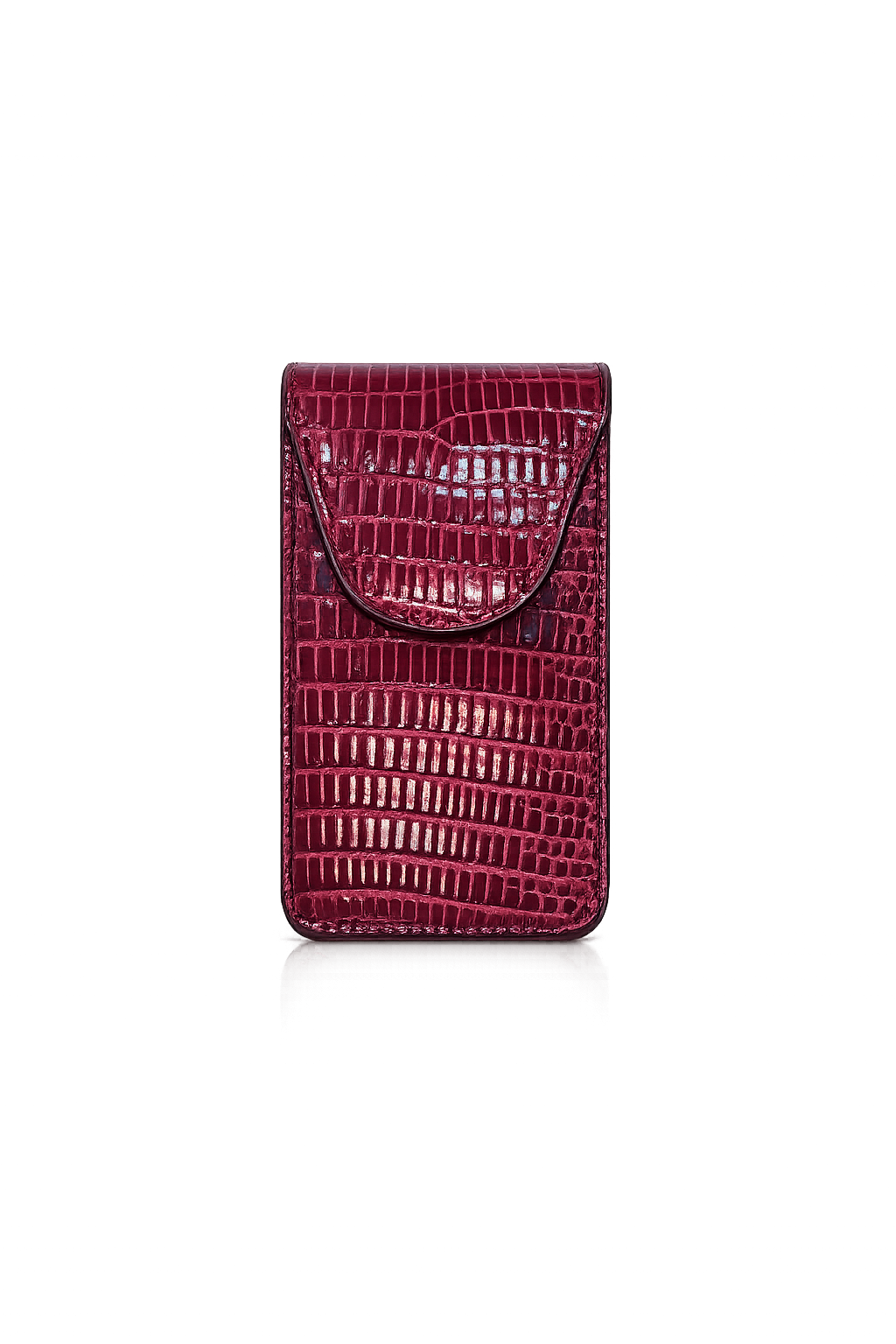 Portasigarette Effetto Lucertola Rosso