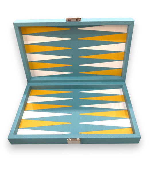Petit Backgammon Turquoise