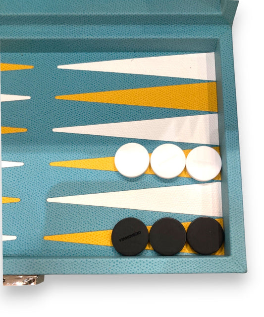 Petit Backgammon Turquoise