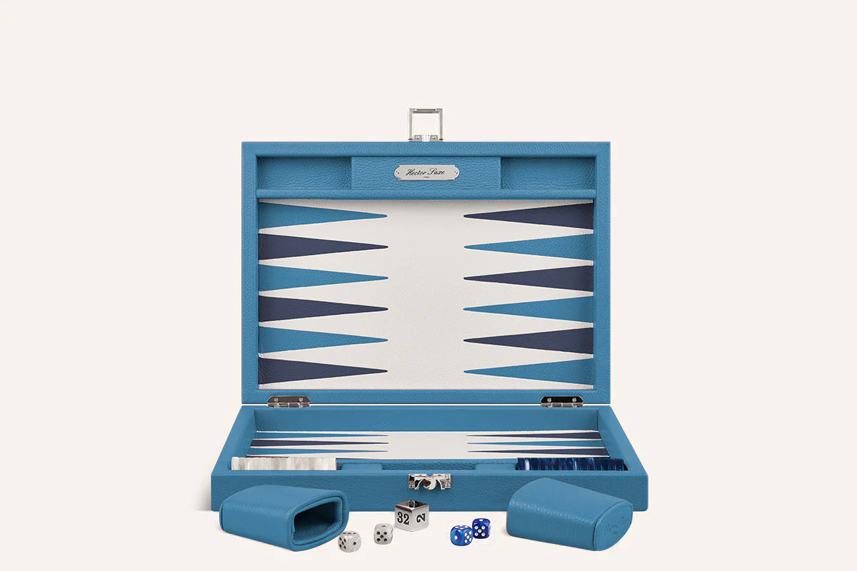 Backgammon Medio Blu Chiaro