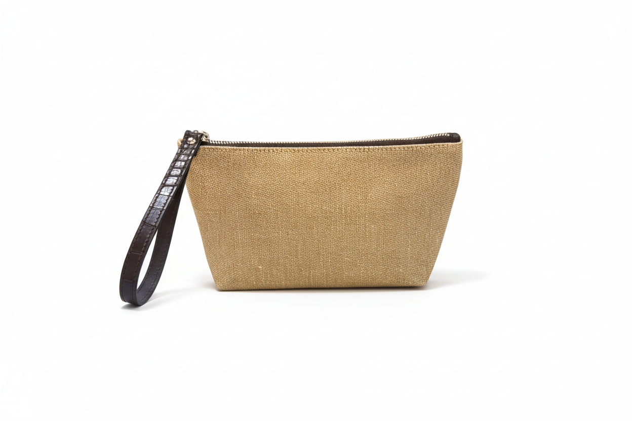 Borsello in Canvas e Coccodrillo