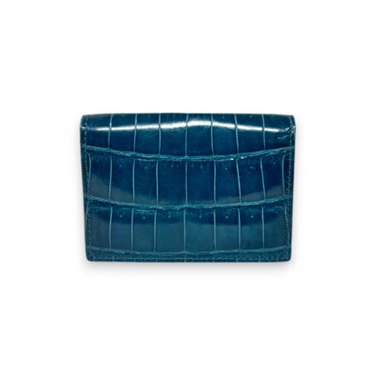 Pocket Credit Card Holder | Shiny Alligator