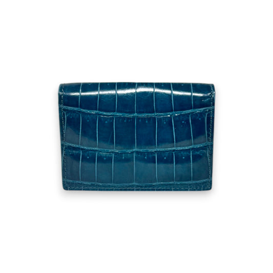 Pocket Credit Card Holder | Shiny Alligator