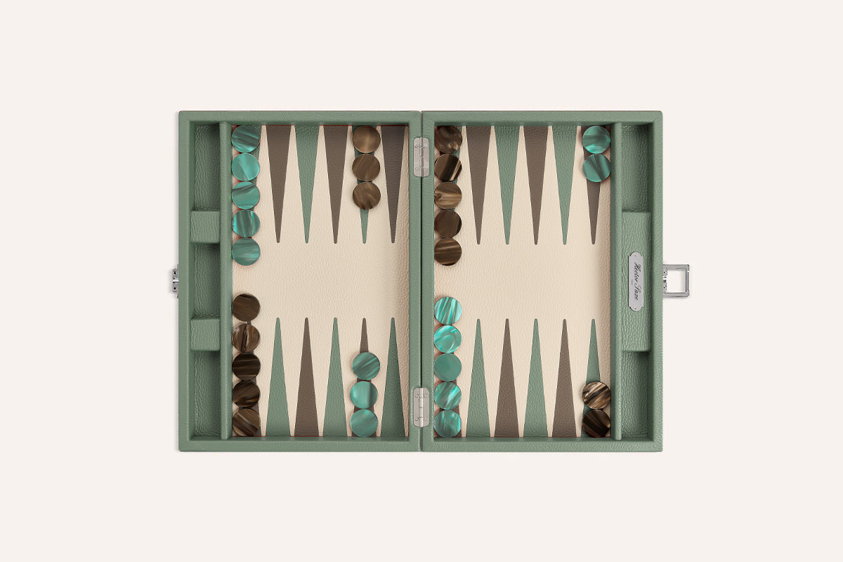 Backgammon - Medium Buffalo Blue