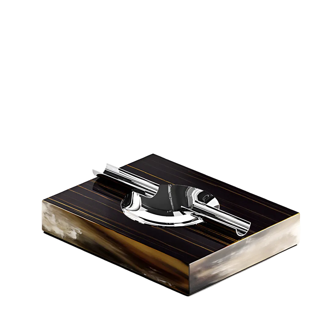 Posacenere in Corno e Ebano