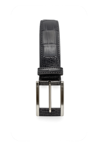 Cintura Alligatore Grigio