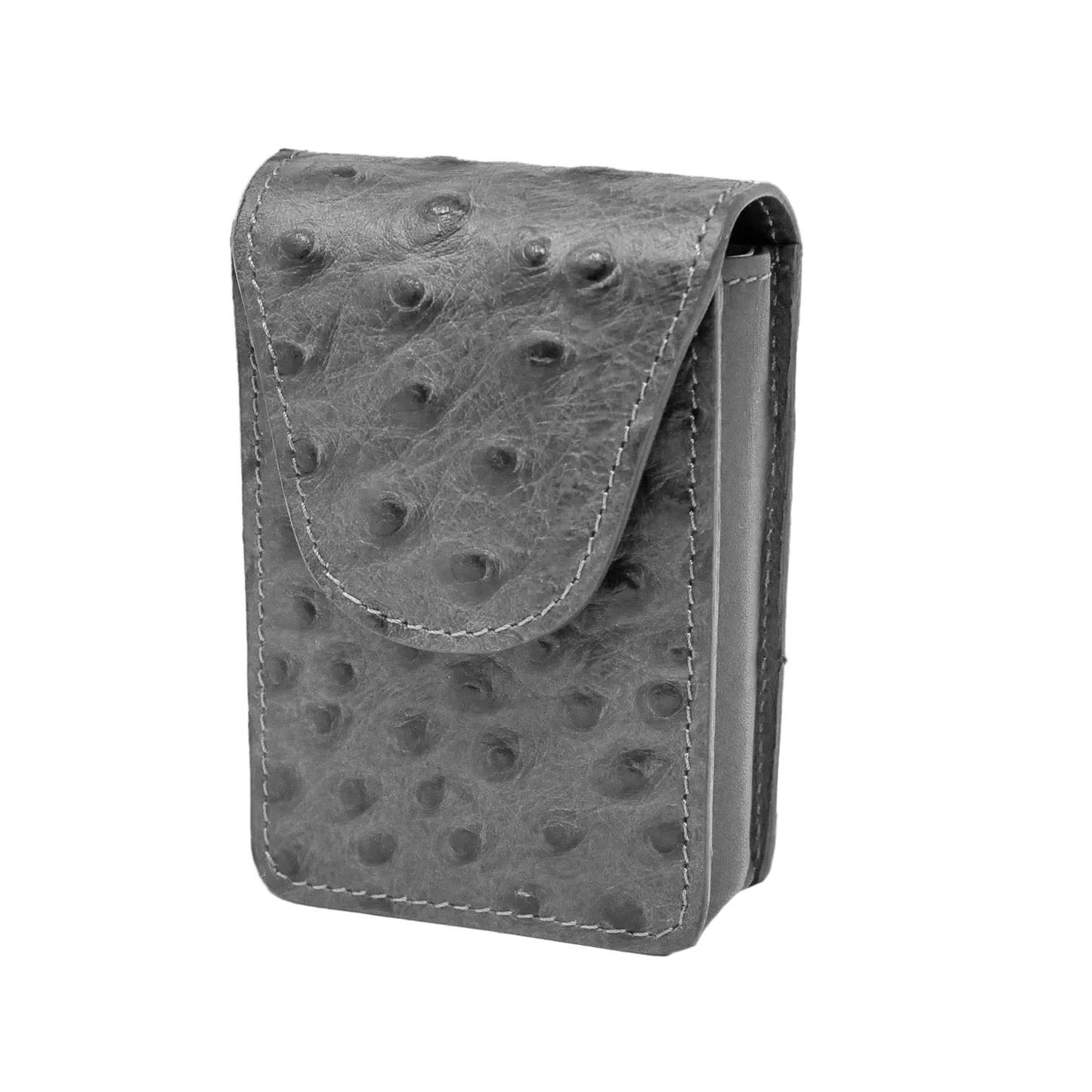 Cigarette Case - Grey Ostrich