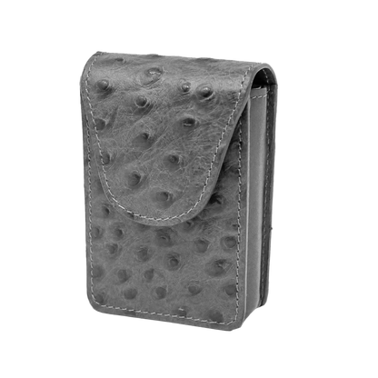 Cigarette Case - Grey Ostrich