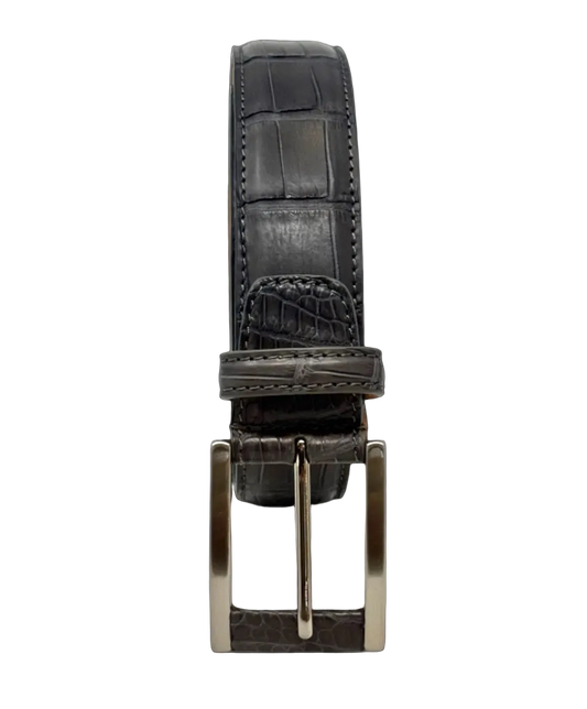 Cintura Alligatore Grigio