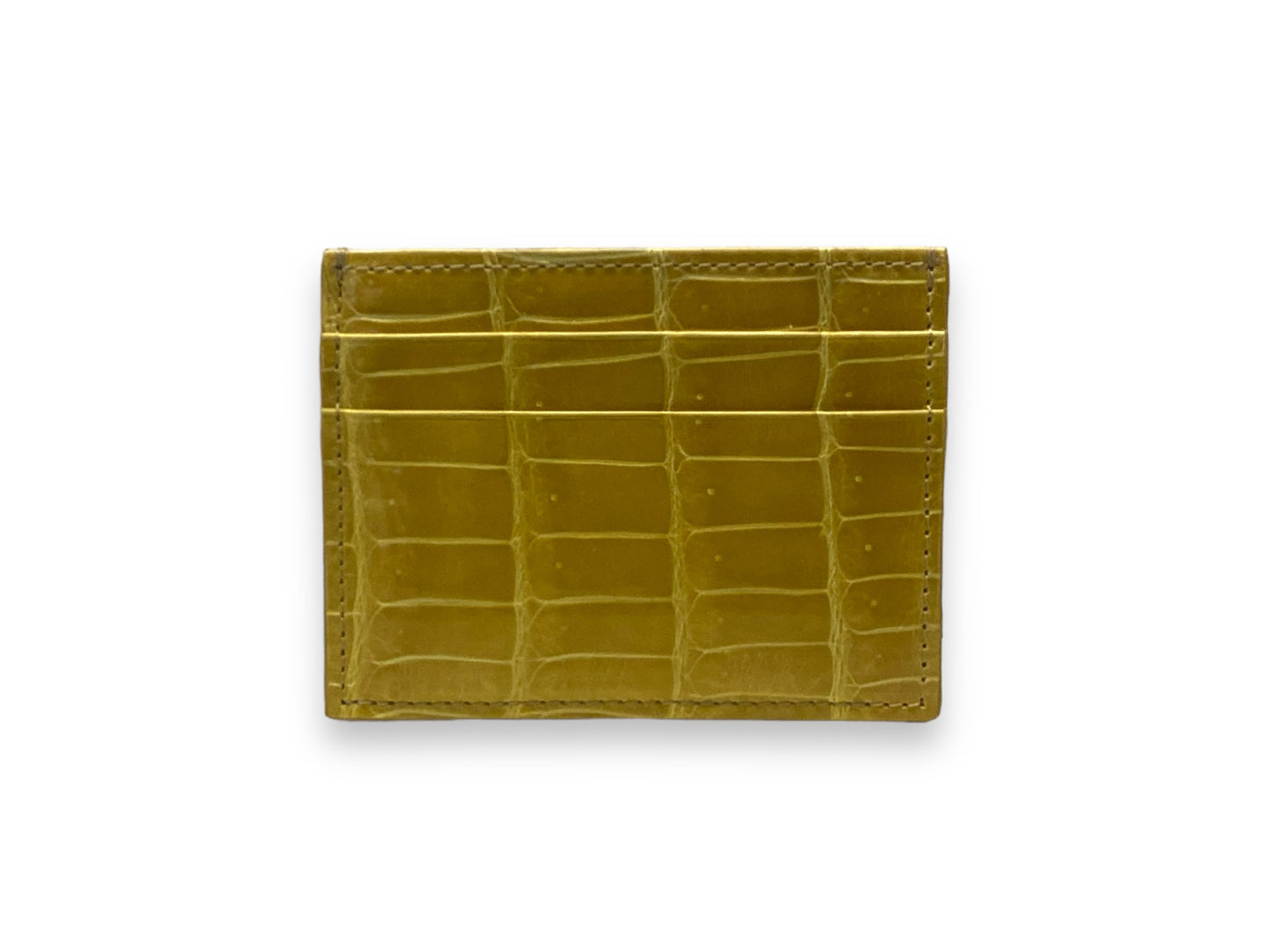 Small Credit Card Holder | Shiny Alligator