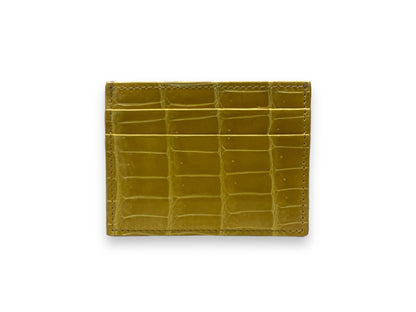 Small Credit Card Holder | Shiny Alligator