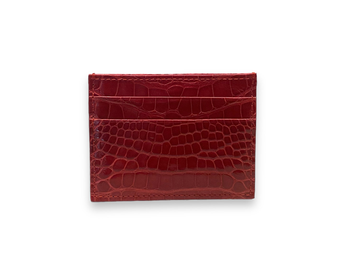 Small Credit Card Holder | Shiny Alligator