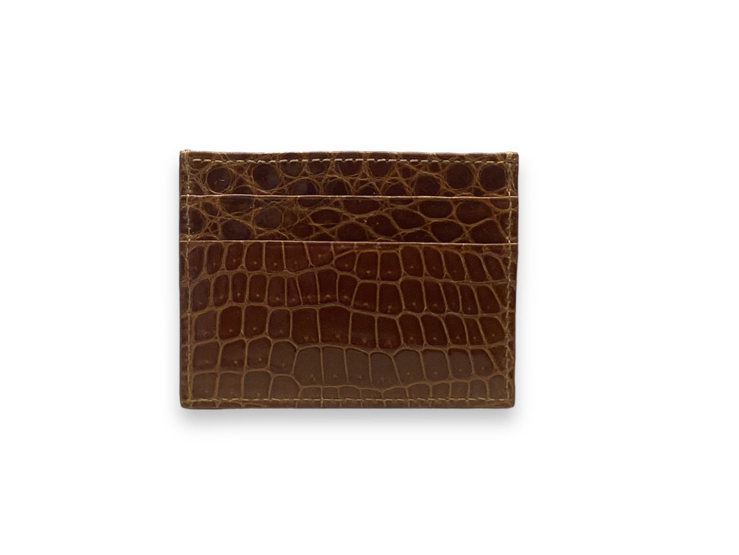 Small Credit Card Holder | Shiny Alligator
