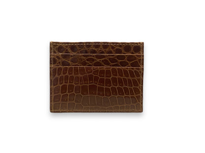Small Credit Card Holder | Shiny Alligator
