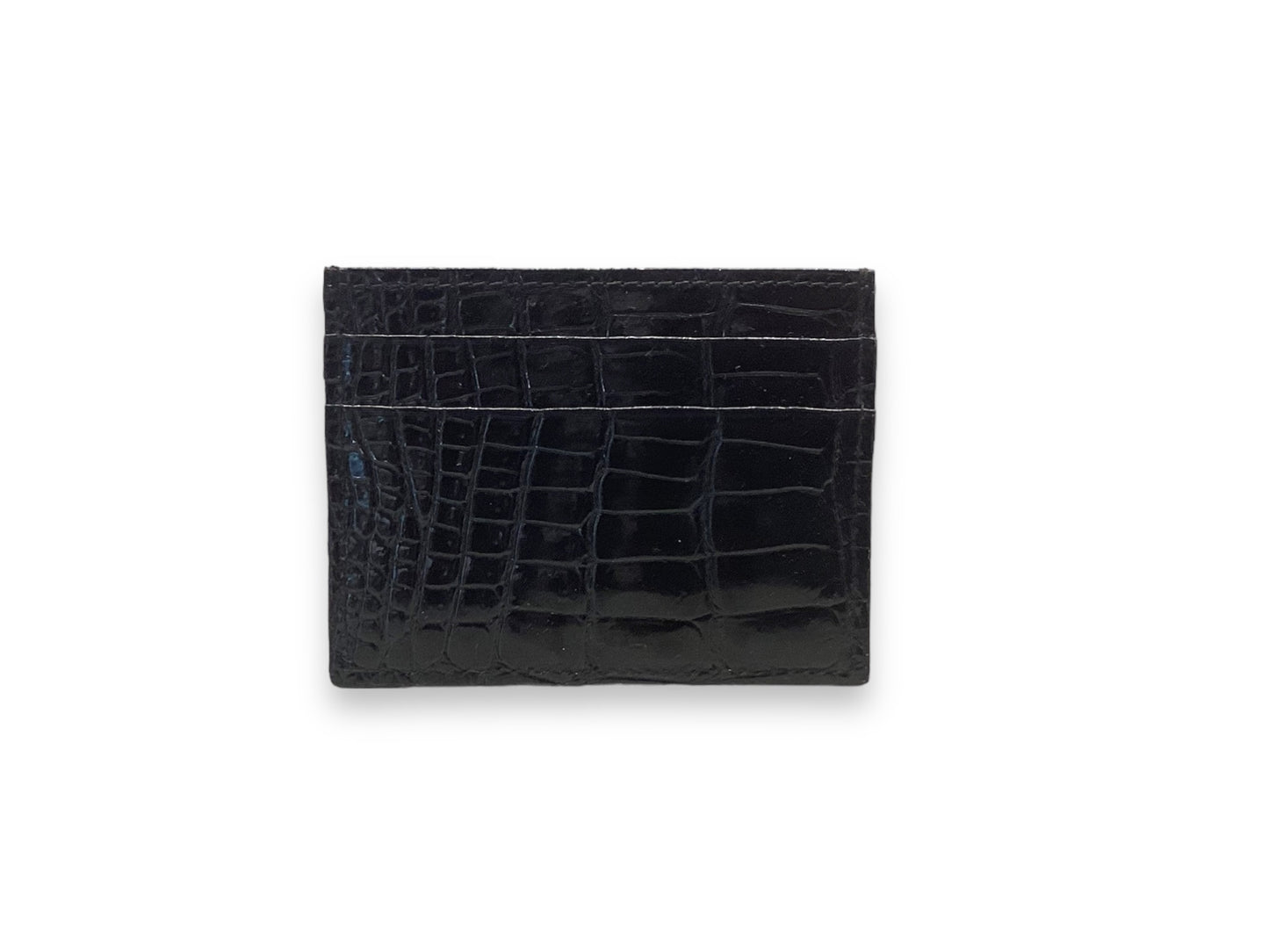 Small Credit Card Holder | Shiny Alligator