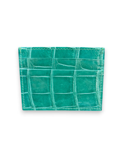 Small Credit Card Holder | Shiny Alligator