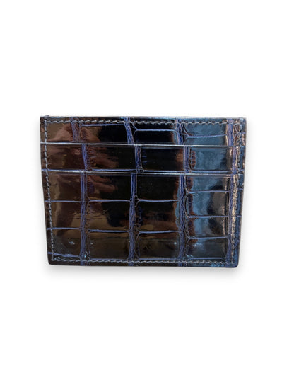 Small Credit Card Holder | Shiny Alligator