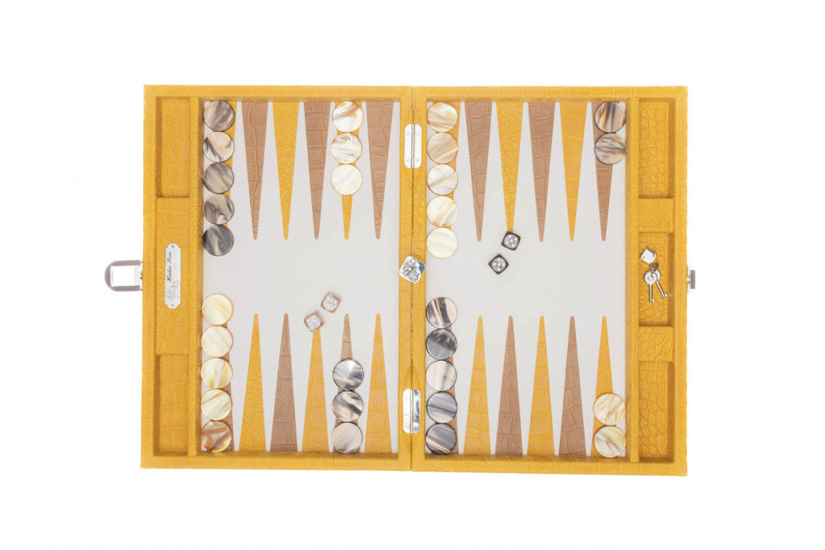 Backgammon - Alligator Effect Yellow