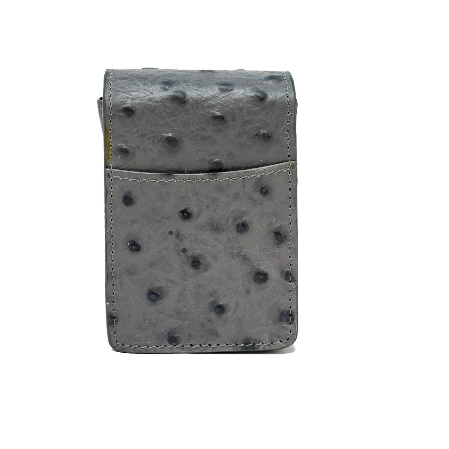 Cigarette Case - Grey Ostrich