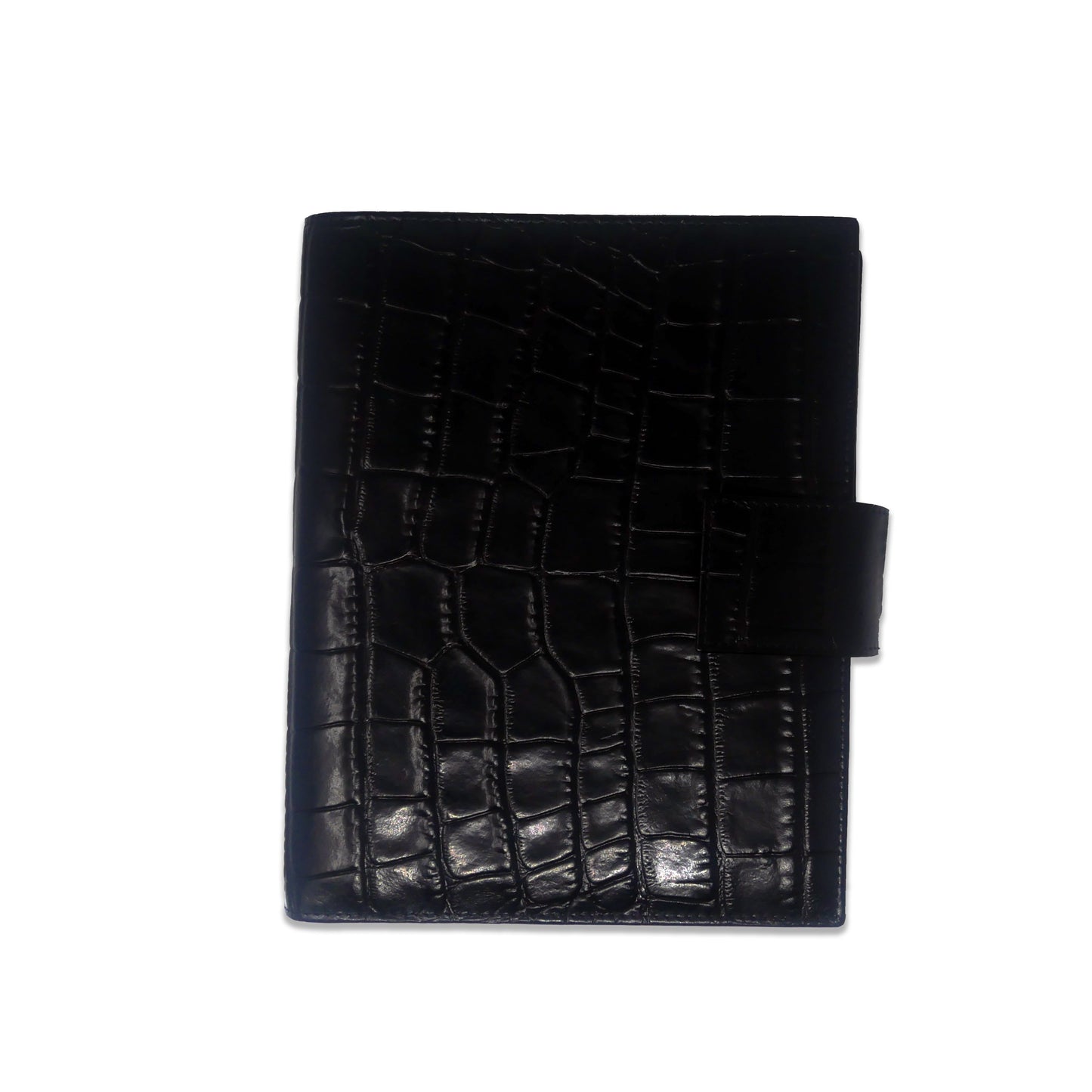 Large Diary - Blue Crocodile Print