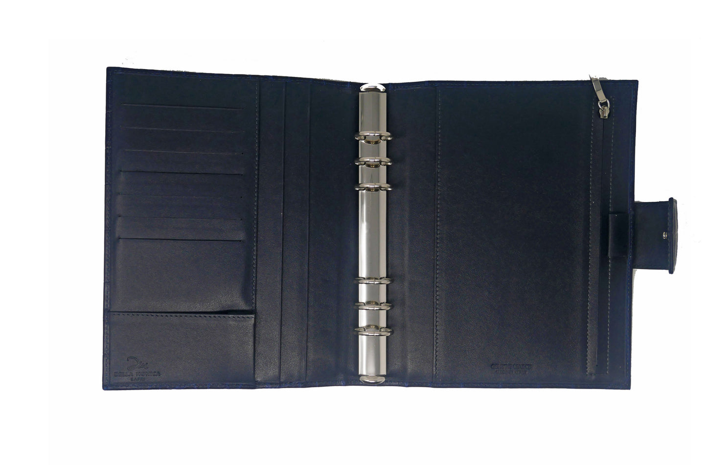 Large Diary - Blue Crocodile Print