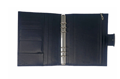 Large Diary - Blue Crocodile Print