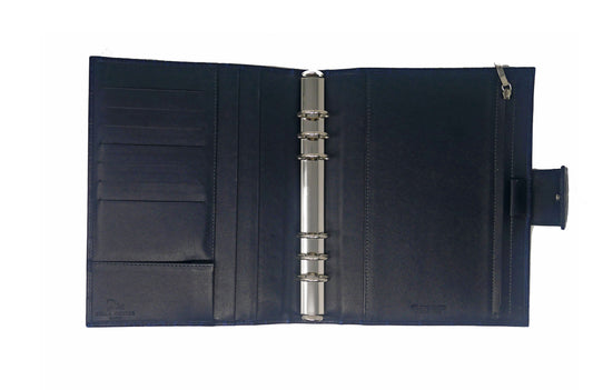 Large Diary - Blue Crocodile Print