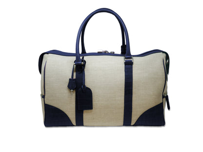 Sac de sport en toile et alligator
