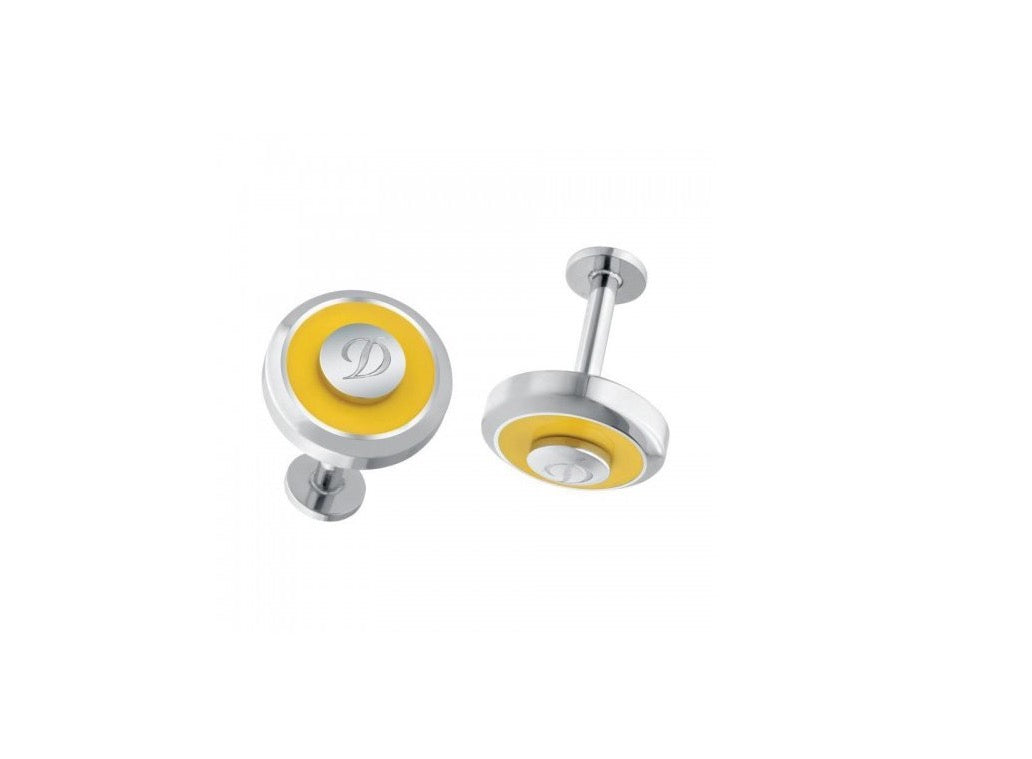 Boutons de manchette - Jeton Jaune 