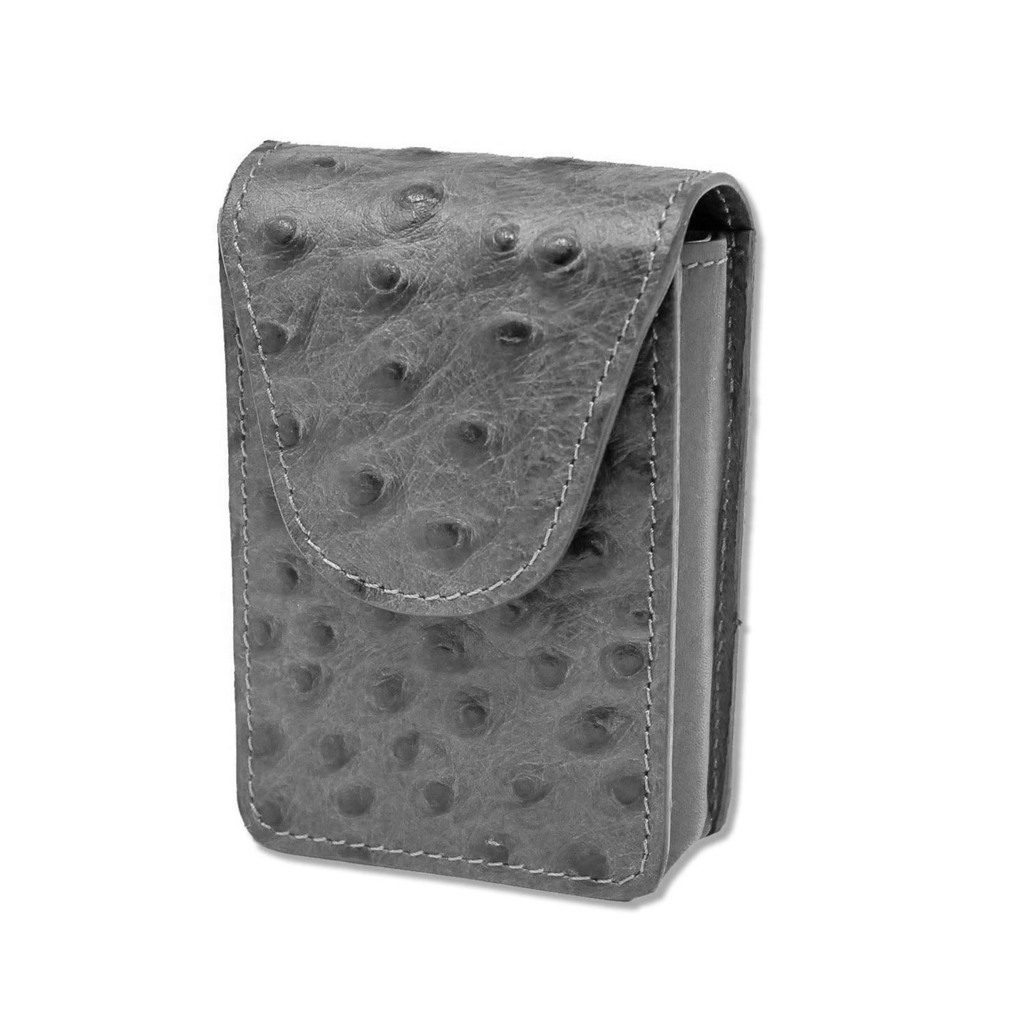 Cigarette Case - Grey Ostrich