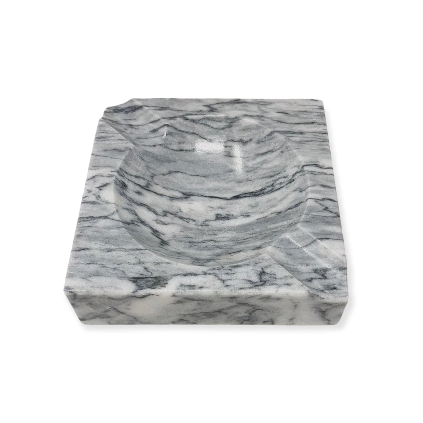 Ashtray - Grey Marble Small