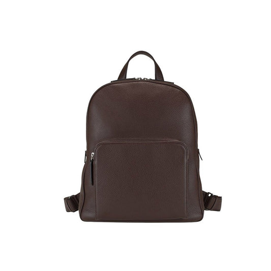 Sac à dos en cuir marron