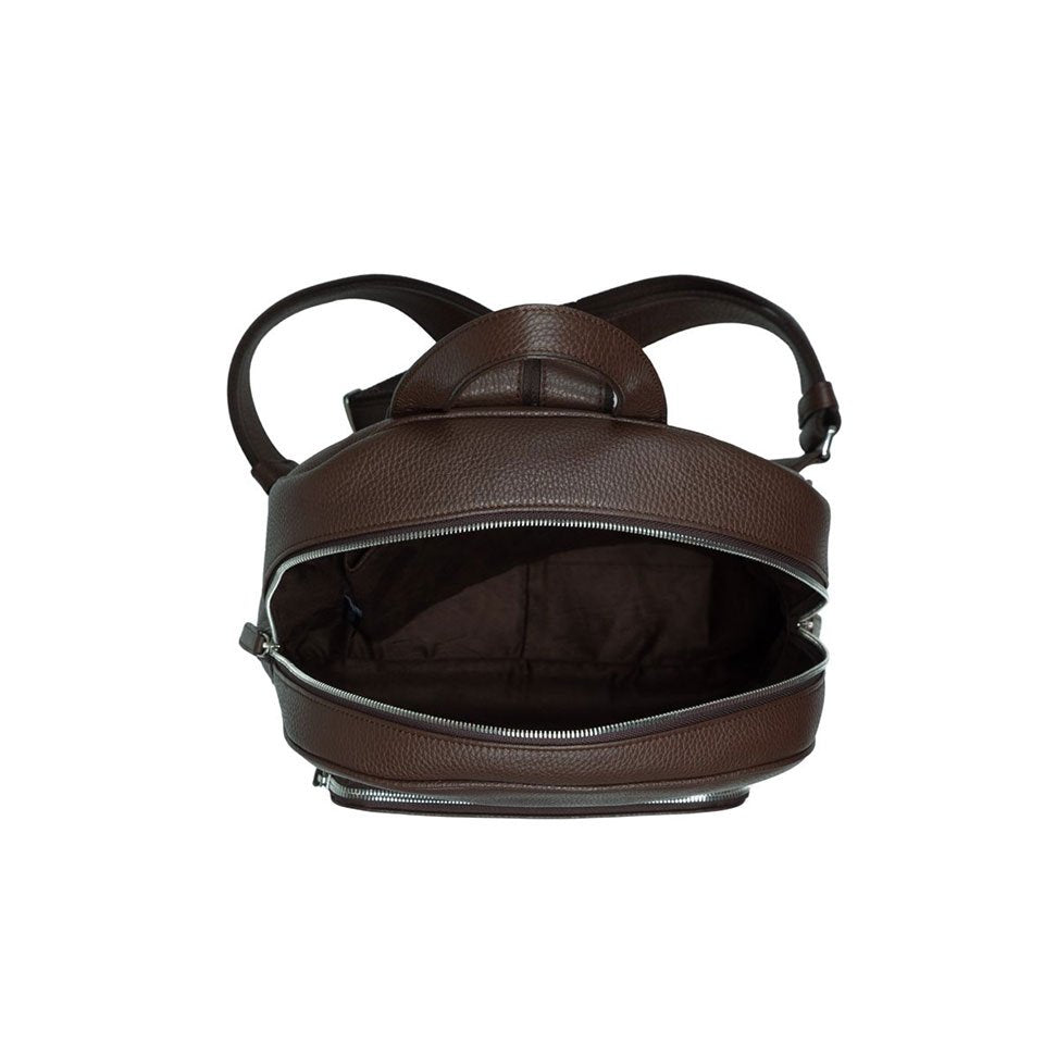 Leather Backpack Brown