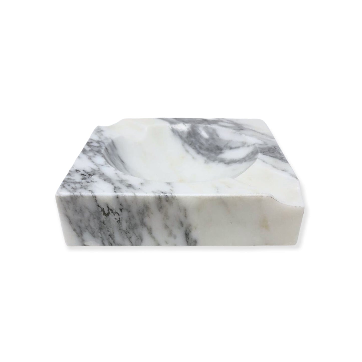 Ashtray - White Marble Small