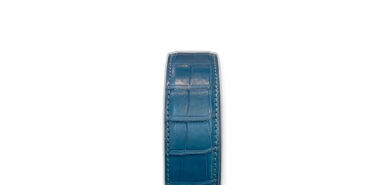 Belt | Turquoise Alligator