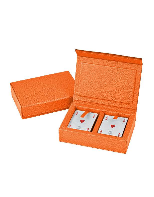 Porte-cartes à jouer - Cuir